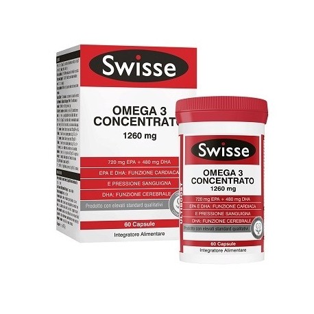 SWISSE OMEGA 3 CONCENTRATO 60 CAPSULE