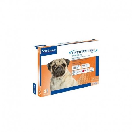 EFFIPRO DUO CANI 2-10 KG 4 PIPETTE SPOT-ON  