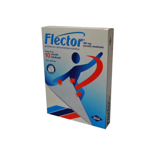 FLECTOR 10 CEROTTI MEDICATI 180 MG