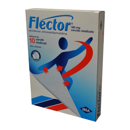 FLECTOR 10 CEROTTI MEDICATI 180 MG