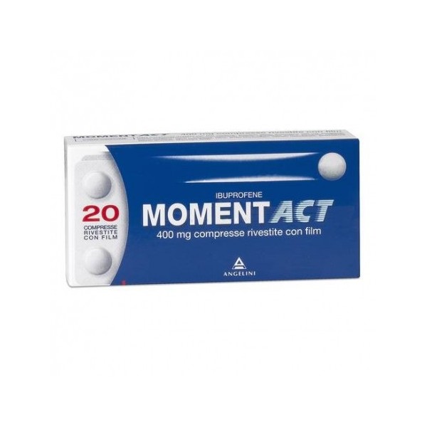 MOMENTACT 20 COMPRESSE RIVESTITE 400 MG