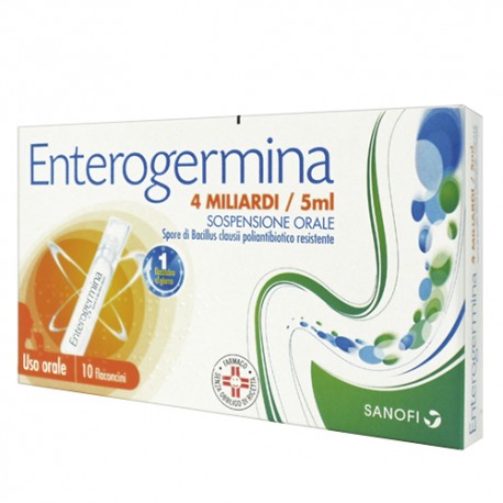 ENTEROGERMINA OS 10 FLACONCINI 4 MILIARDI / 5 ML