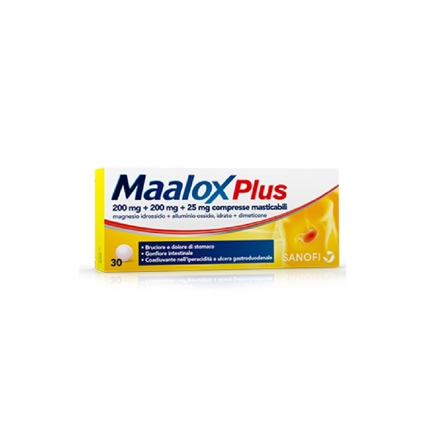 MAALOX PLUS 30 COMPRESSE MASTICABILI