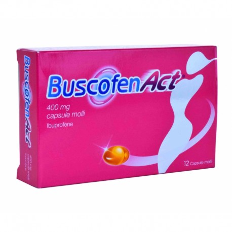 BUSCOFENACT 12 CAPSULE MOLLI 400 MG