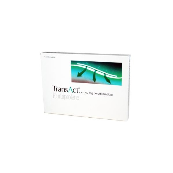 TRANSACT LAT 10 CEROTTI MEDICATI 40 MG