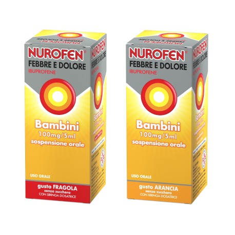 NUROFEN FEBBRE DOLORE SCIROPPO 100MG/5ML FRAGOLA