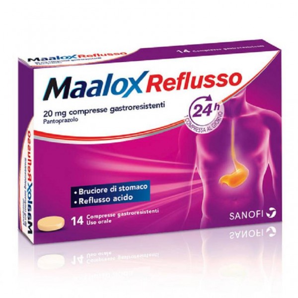 MAALOX REFLUSSO 14 COMPRESSE 20 MG