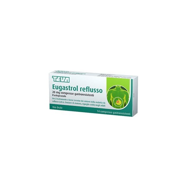 EUGASTROL REFLUSSO 14 COMPRESSE 20 MG