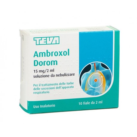 AMBROXOL DOROM 10 FIALE SOLUZIONE DA NEBULIZZARE 2ML/15MG