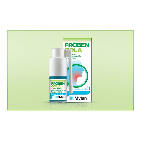 FROBEN GOLA SPRAY NEBULIZZATORE 15 ML 0,25 %