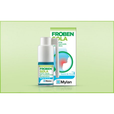 FROBEN GOLA SPRAY NEBULIZZATORE 15 ML 0,25 %