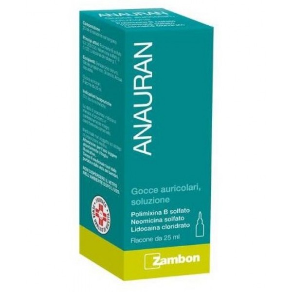 ANAURAN GOCCE OTOLOGICHE FLACONE 25 ML