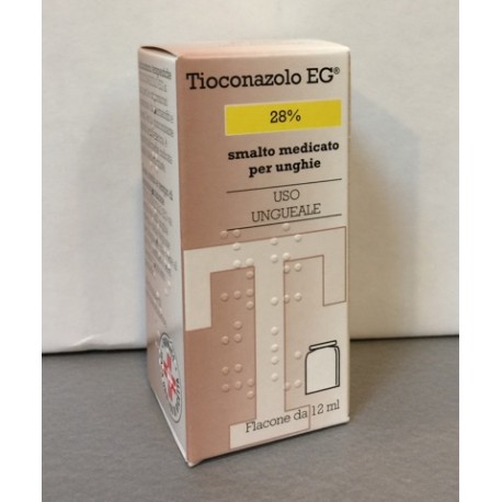 TIOCONAZOLO EG SMALTO MEDICATO 12 ML 28%