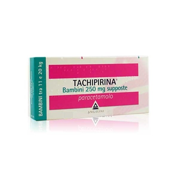 TACHIPIRINA BAMBINI 10 SUPPOSTE 250 MG