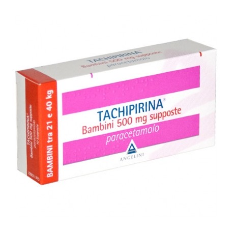 TACHIPIRINA BAMBINI 10 SUPPOSTE 500 MG