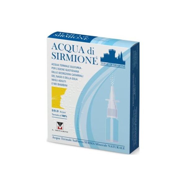 ACQUA DI SIRMIONE MINERALE NATURALE 15 ML 6 FLACONCINI