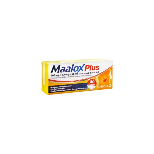 MAALOX PLUS 50 COMPRESSE MASTICABILI