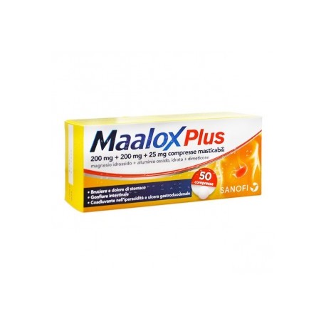 MAALOX PLUS 50 COMPRESSE MASTICABILI