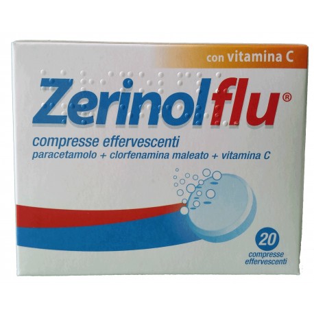 ZERINOLFLU 20 COMPRESSE EFFERVESCENTI