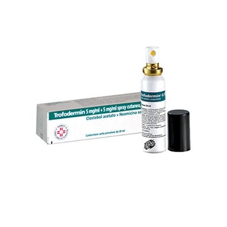 TROFODERMIN SPRAY CUTANEO 30 ML 5% + 5%