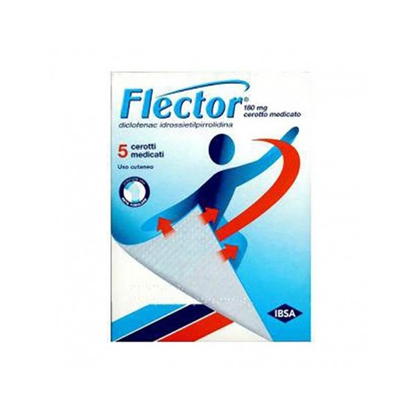 FLECTOR 5 CEROTTI MEDICATI 180 MG