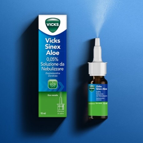 VICKS SINEX ALOE NEBULIZZATORE 15 ML 0,05 %