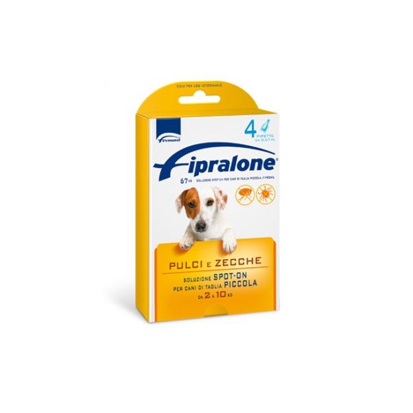 FIPRALONE SPOT-ON CANI PICCOLI 4 PIPETTE 67 MG