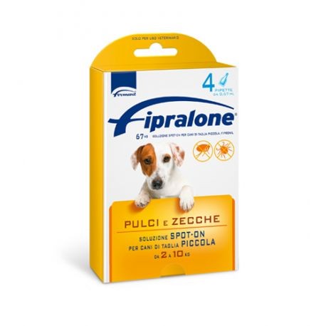 FIPRALONE SPOT-ON CANI PICCOLI 4 PIPETTE 67 MG