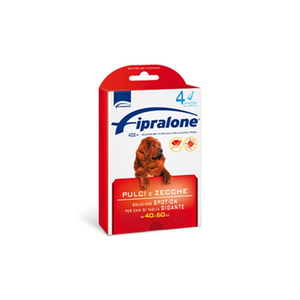 FIPRALONE SPOT ON  CANI 40-60KG  4 PIPETTE 402 MG   EX-FIPROLINE