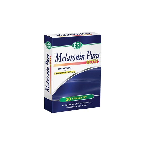 MELATONIN PURA ACTIV 30 OVALETTE - MELATONINA CON VALERIANA