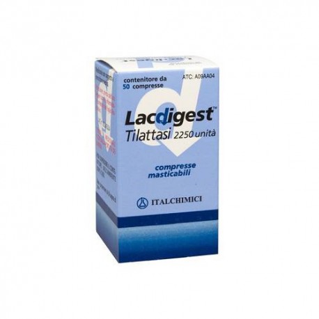 LACDIGEST 50 COMPRESSE MASTICABILI 2250 U