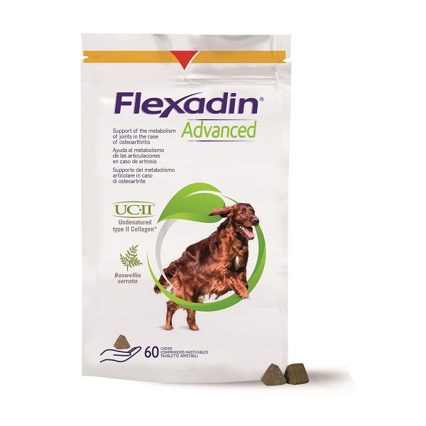 FLEXADIN ADVANCED CANI 60 TAVOLETTE APPETIBILI  - NUOVA FORMULA