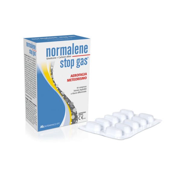 NORMALENE STOP GAS 40 COMPRESSE