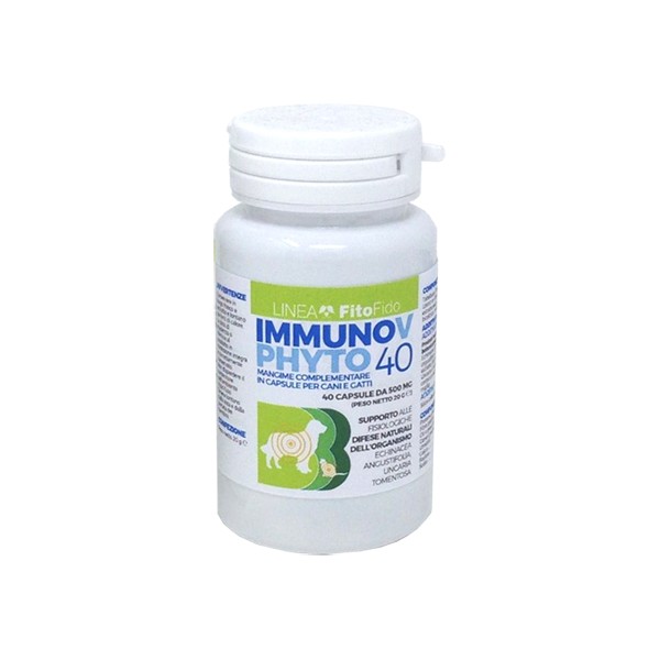 IMMUNOVET 40 CAPSULE - NUOVA CONFEZIONE IMMUNOV 40 CPS