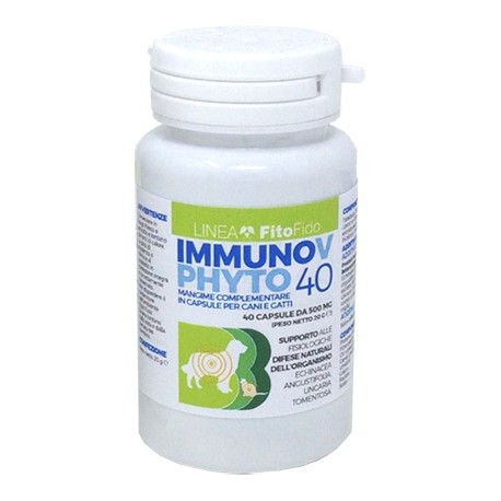 IMMUNOVET 40 CAPSULE - NUOVA CONFEZIONE IMMUNOV 40 CPS