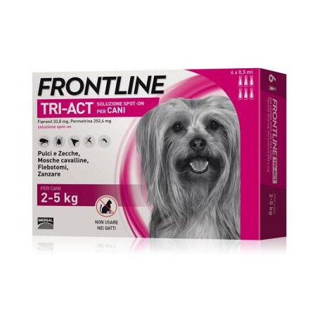 FRONTLINE TRIACT 2-5 KG 6 PIPETTE