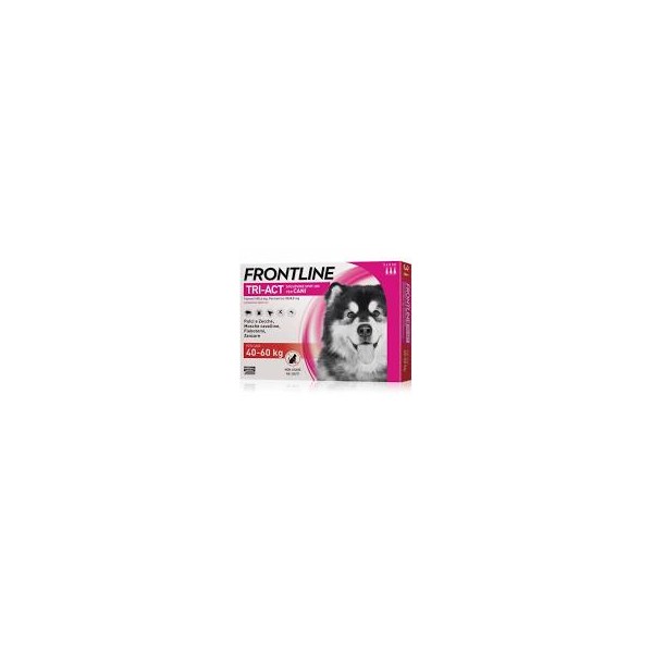 FRONTLINE TRIACT 3 PIPETTE 6 ML CANI 40-60 KG