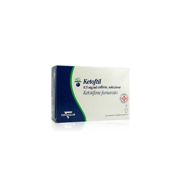 KETOFTIL COLLIRIO 25 FIALETTE 0,5 ML 0,5MG/ML