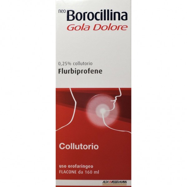 NEOBOROCILLINA  GOLADOLORE COLLUTTORIO FLACONE 160 ML