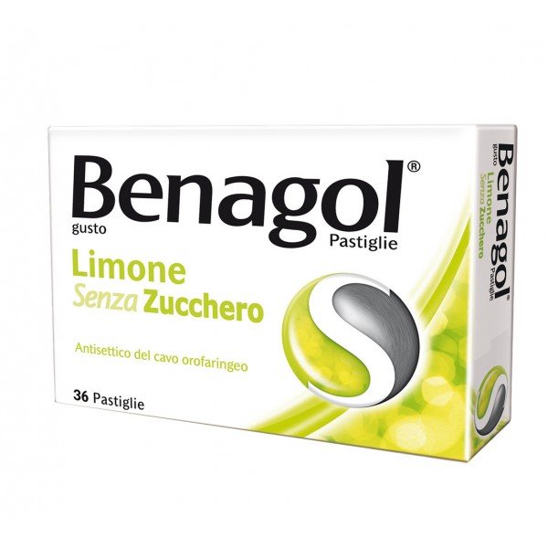 BENAGOL 36 PASTIGLIE LIMONE SENZA ZUCCHERO