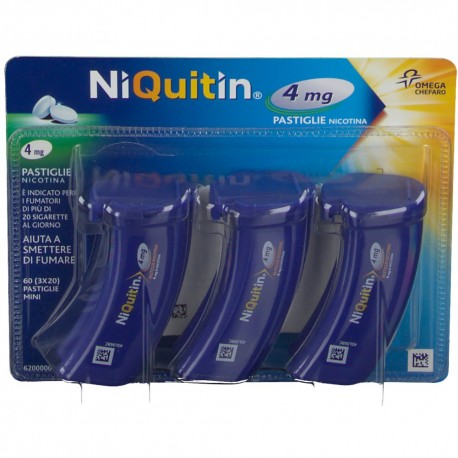 NIQUITIN MINI 60 PASTIGLIE 4 MG PP