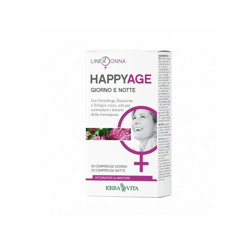 HAPPY AGE GIORNO E NOTTE 60 COMPRESSE - Farmacia Fornari Dott. Yari