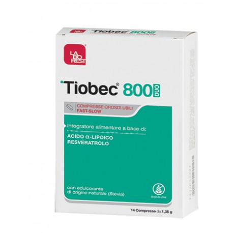 TIOBEC 800 DUO COMPRESSE OROSOLUBILI