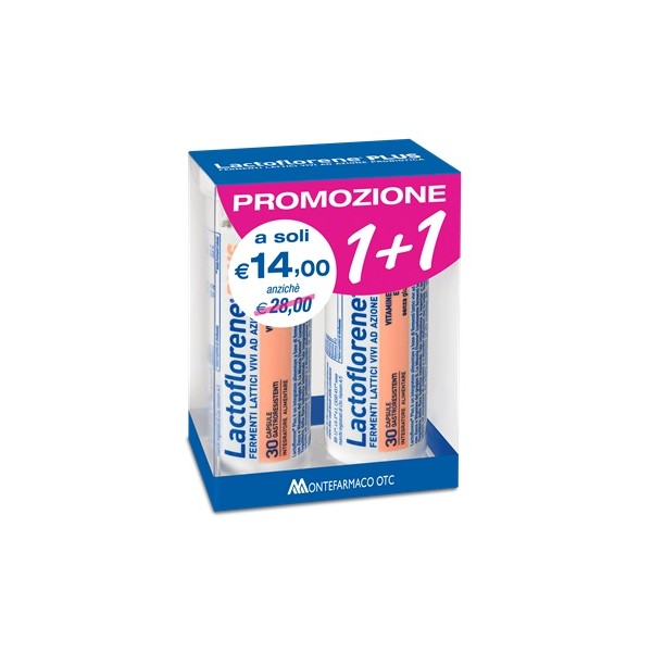 LACTOFLORENE PLUS BIPACK 30 CAPSULE X 2 CONFEZIONI