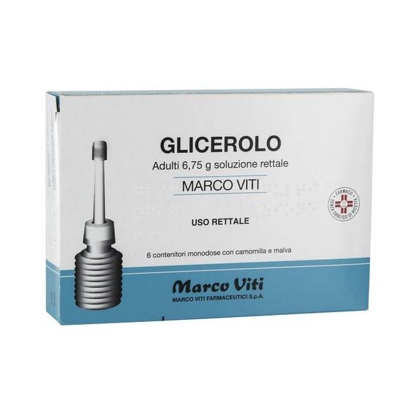 GLICEROLO ADULTI 6 MICROCLISMI 6,75 G - MARCO VITI