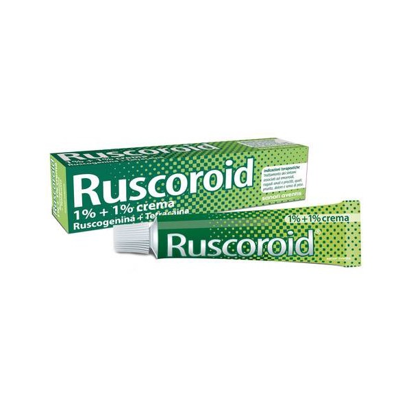 RUSCOROID CREMA RETTALE 40 GR 1% +1%