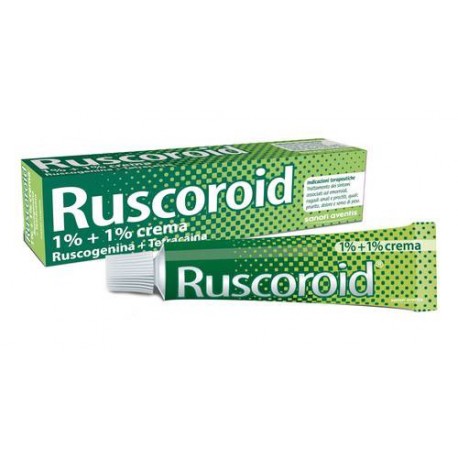 RUSCOROID CREMA RETTALE 40 GR 1% +1%