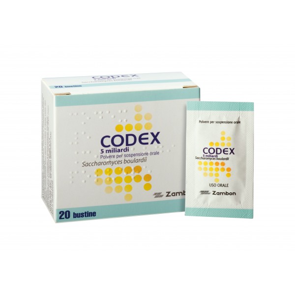 CODEX 20 BUSTINE 5 MILIARDI 250 MG