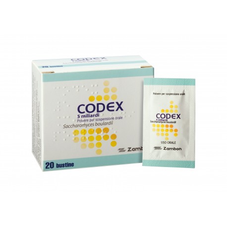 CODEX 20 BUSTINE 5 MILIARDI 250 MG