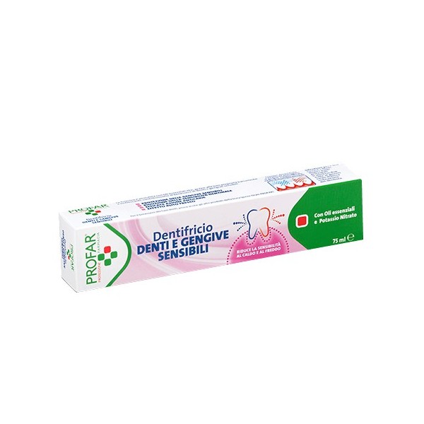 PROFAR GEL DENTIFRICIO DENTI E GENGIVE SENSIBILI TUBO 75 ML